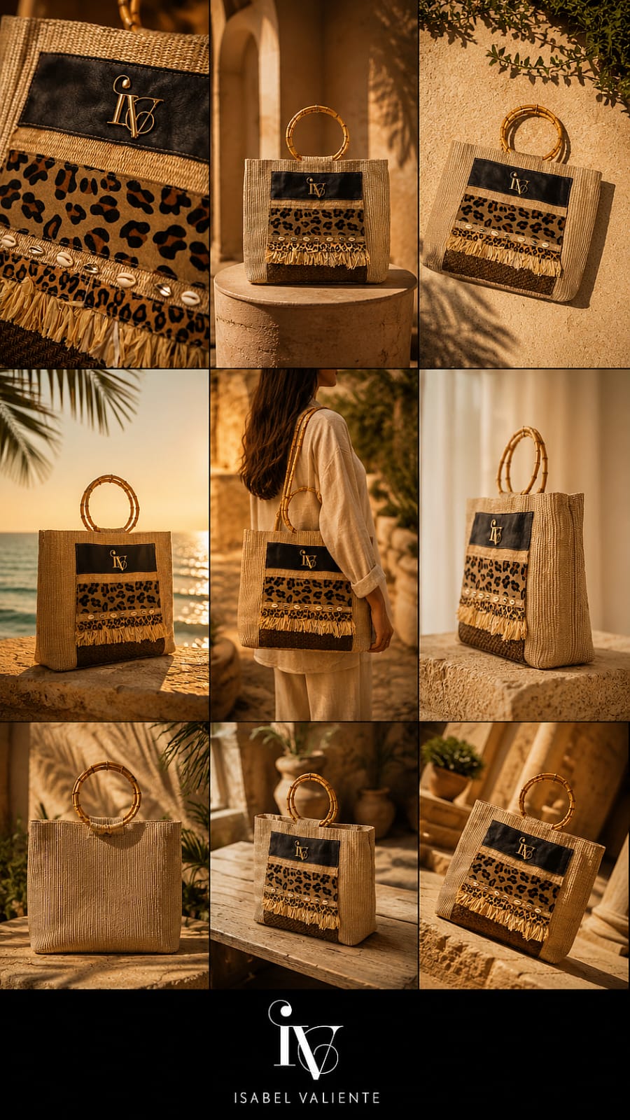 Bolso mediano beige