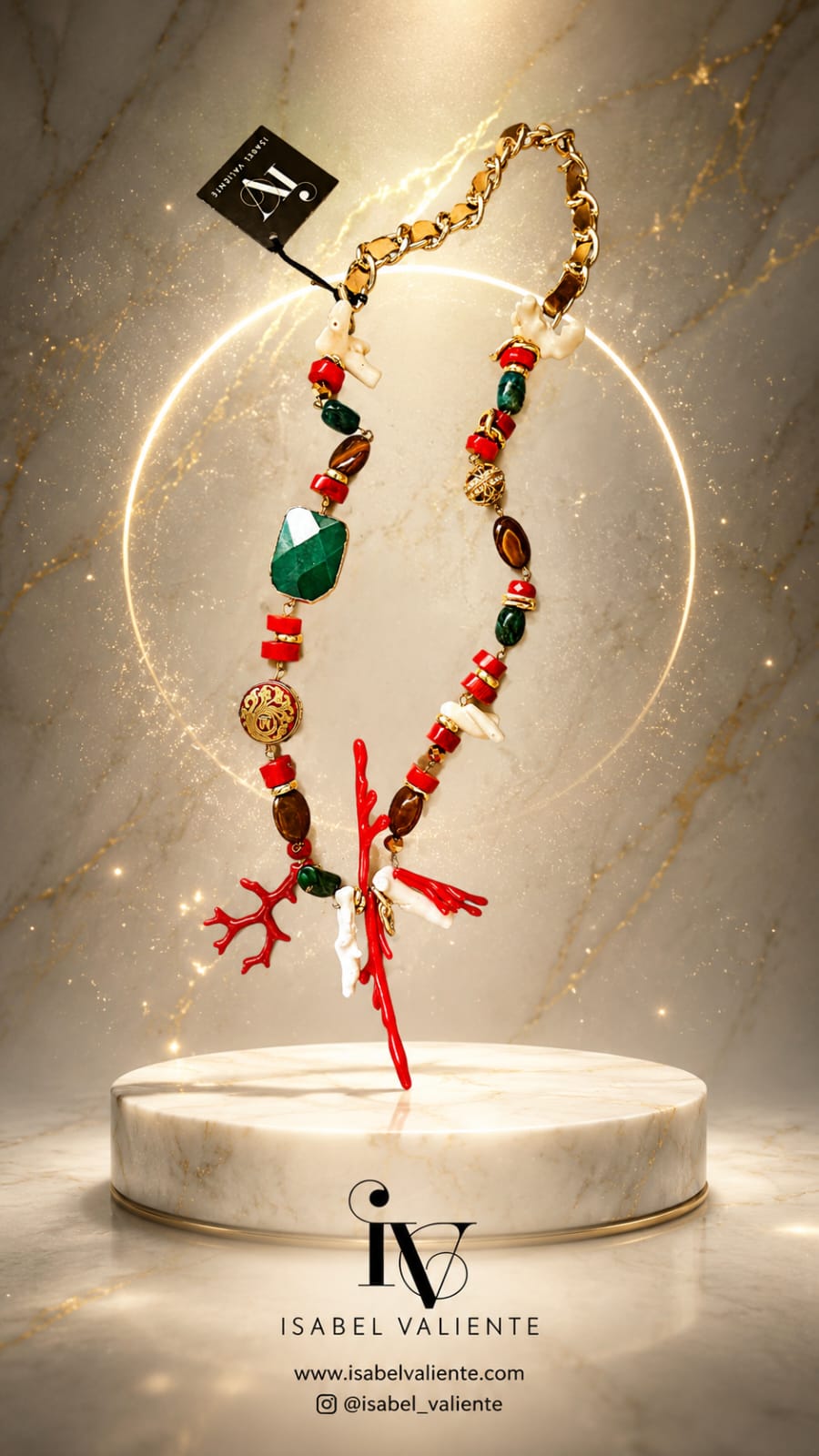 Collar de piedras de alta joyería