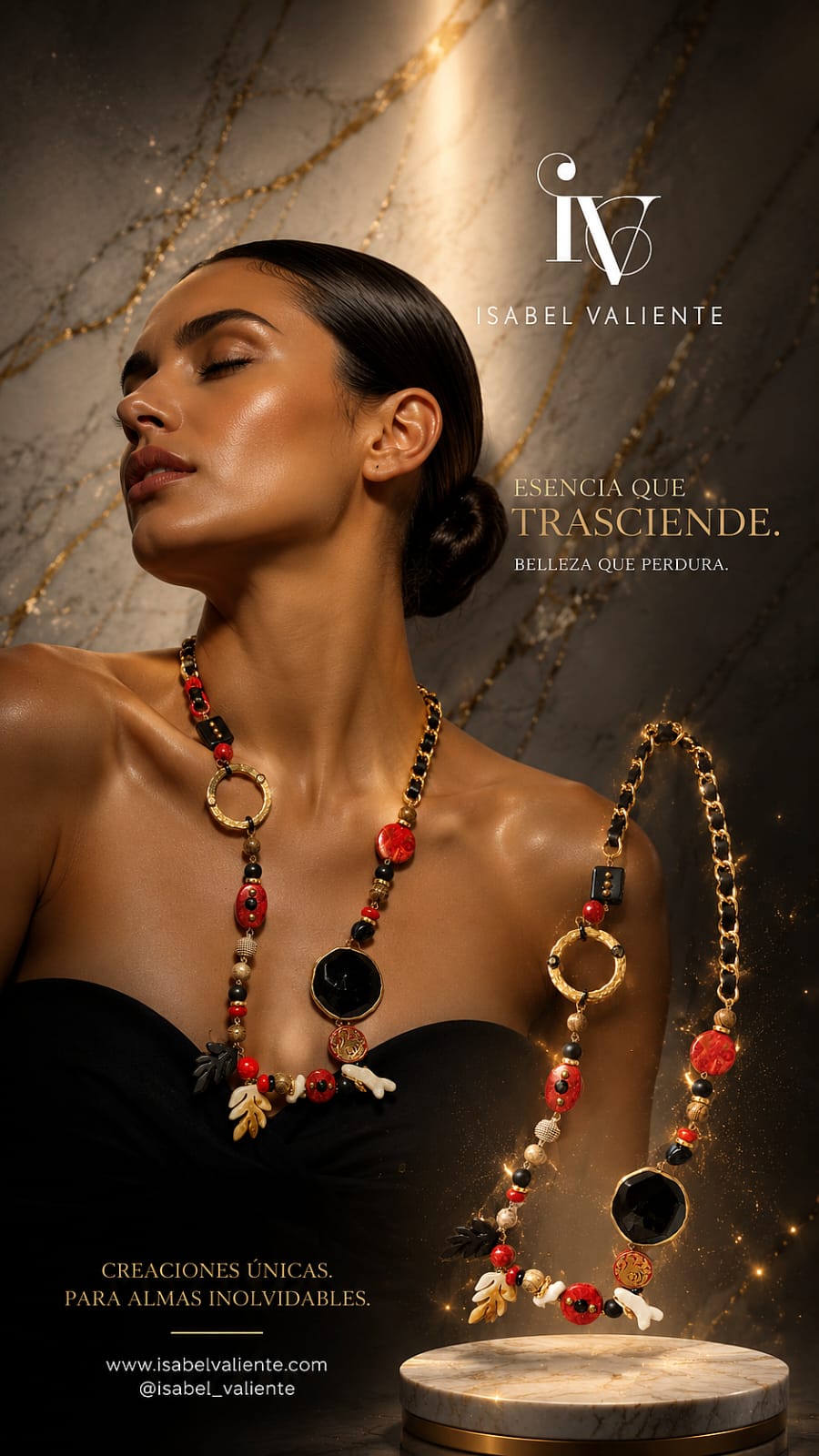 Collar de piedras de alta joyería