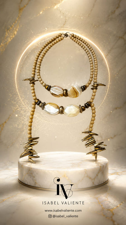 Collar de piedras de alta joyería