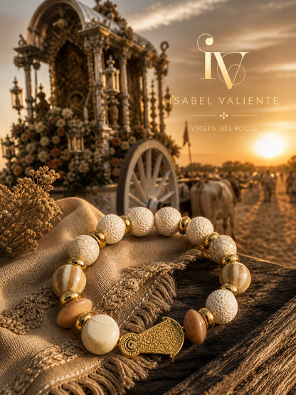 Pulsera de piedra y acero