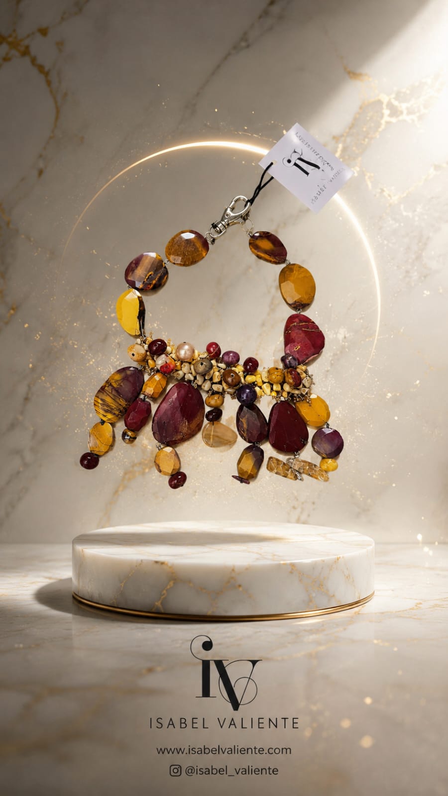 Collar de piedras de alta joyería