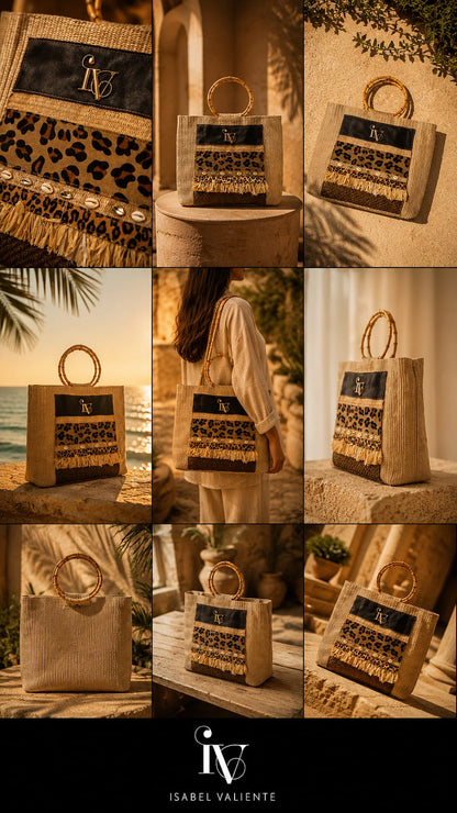 Bolso mediano beige