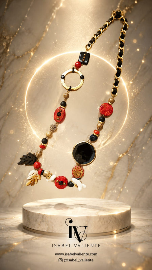 Collar de piedras de alta joyería