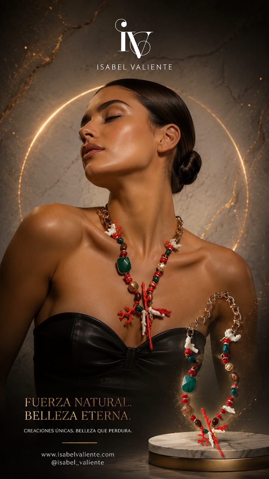 Collar de piedras de alta joyería
